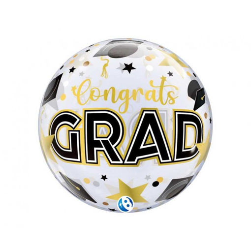 Picture of CONGRATS GRAD FOIL BALLOON ORBZ 22 INCH